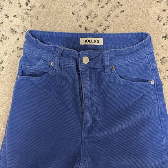 ROLLA’S- Original Straight in Cobalt Corduroy - Picture 5 of 5